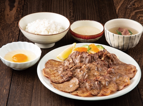 牛たん麦とろろ定食(L)