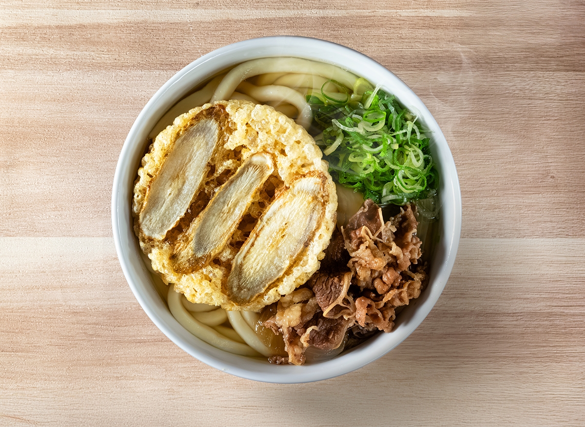 肉ゴボウ天うどん