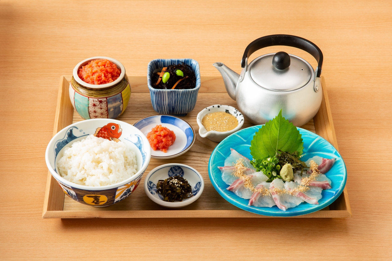朝の”極”鯛三昧茶漬け定食