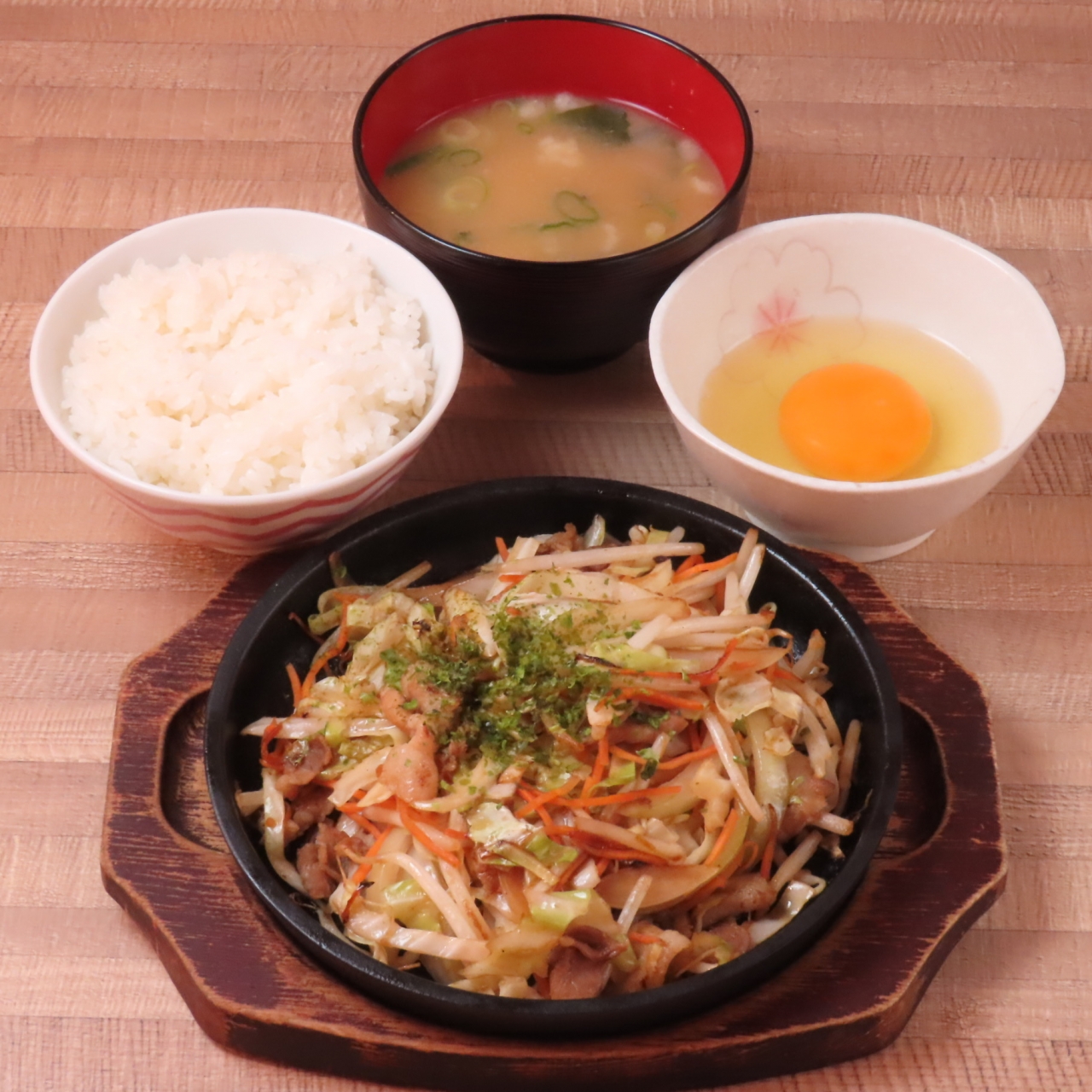 【朝限定】野菜炒めセット